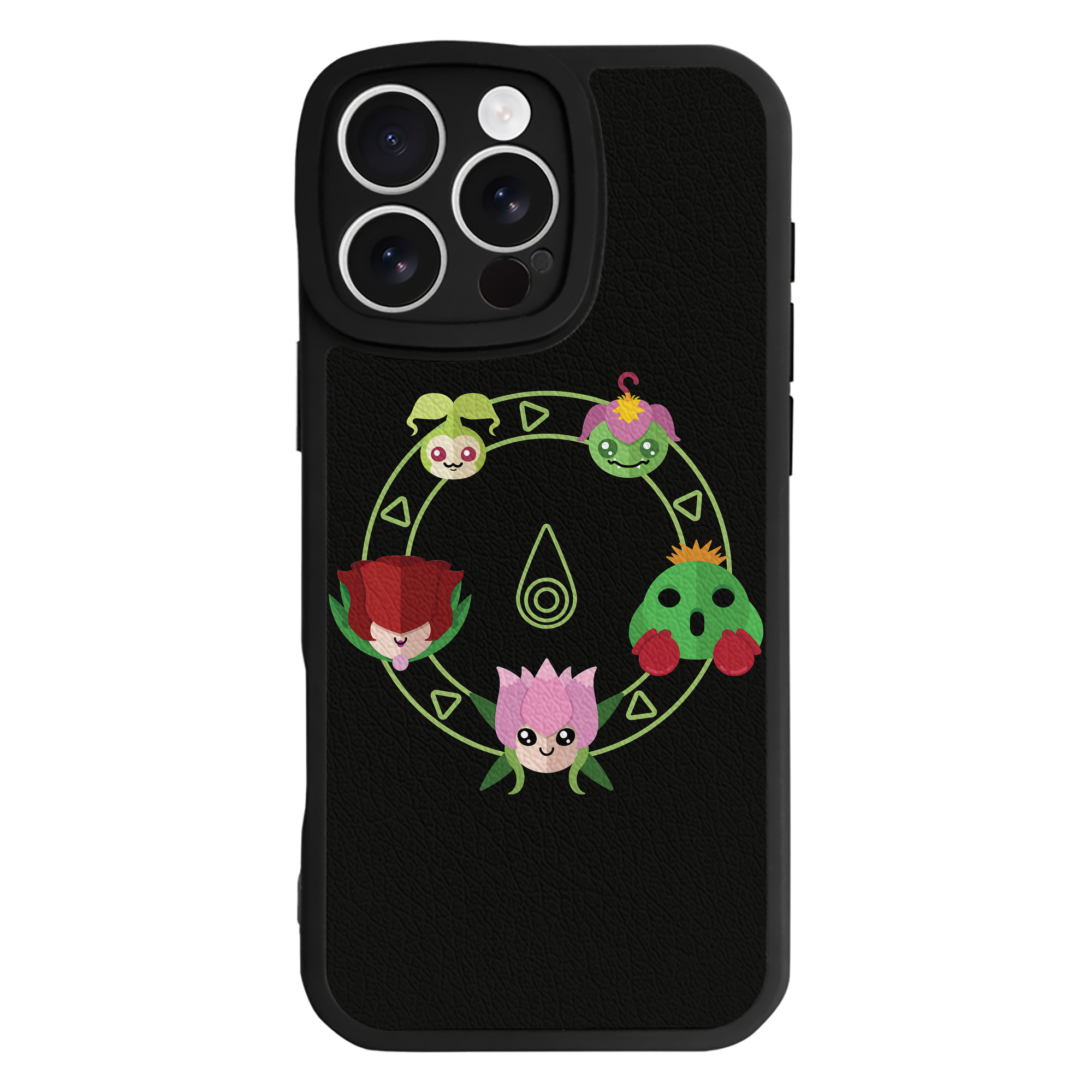 （画像用） Digimon デジタルモンスター/デジモン 【iPhone 16シリーズ対応】シリコンスマホケース（レザー調） 材質：シリコン